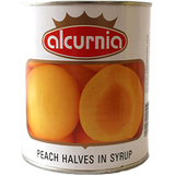 Alcurnia Peach Halves In Syrup 850g