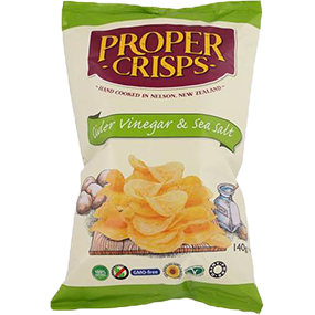 Proper Crisps Salt & Vinegar 150gm