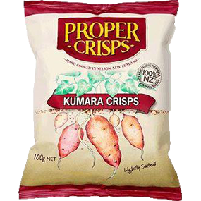Proper Sweet Potato Kumara Chips 100gm