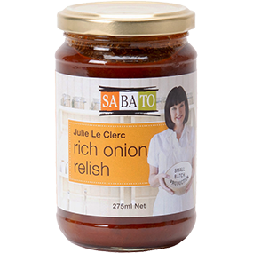 Rich Onion Relish 275ml Sabato