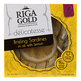 Brisling Sardines in Oil with Lemon 120gm