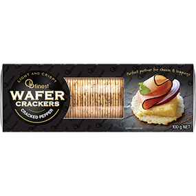 OB Finest Wafer Crackers Cracked Pepper 100gm